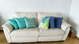 Leder Schlafsofa 3sitzer