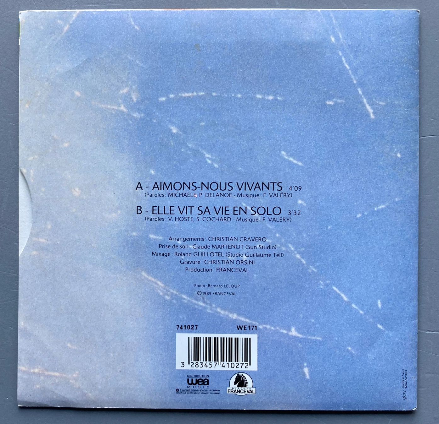 Dischi in vinile: FRANCOIS VALERY - AIMONS-NOUS VIVANTS – Usato da Poliez-Pittet venduto da Newtown-Records 1