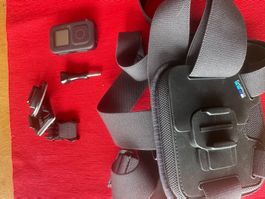 GoPro Brustgurt mit Zubehör. Remote, Halterung etc.