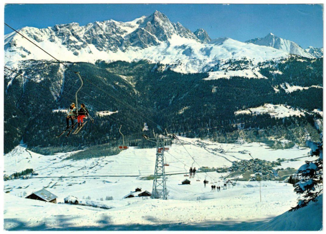 Cartoline postali: Savognin - Sessellift – Usato da Binningen venduto da Mountainrider