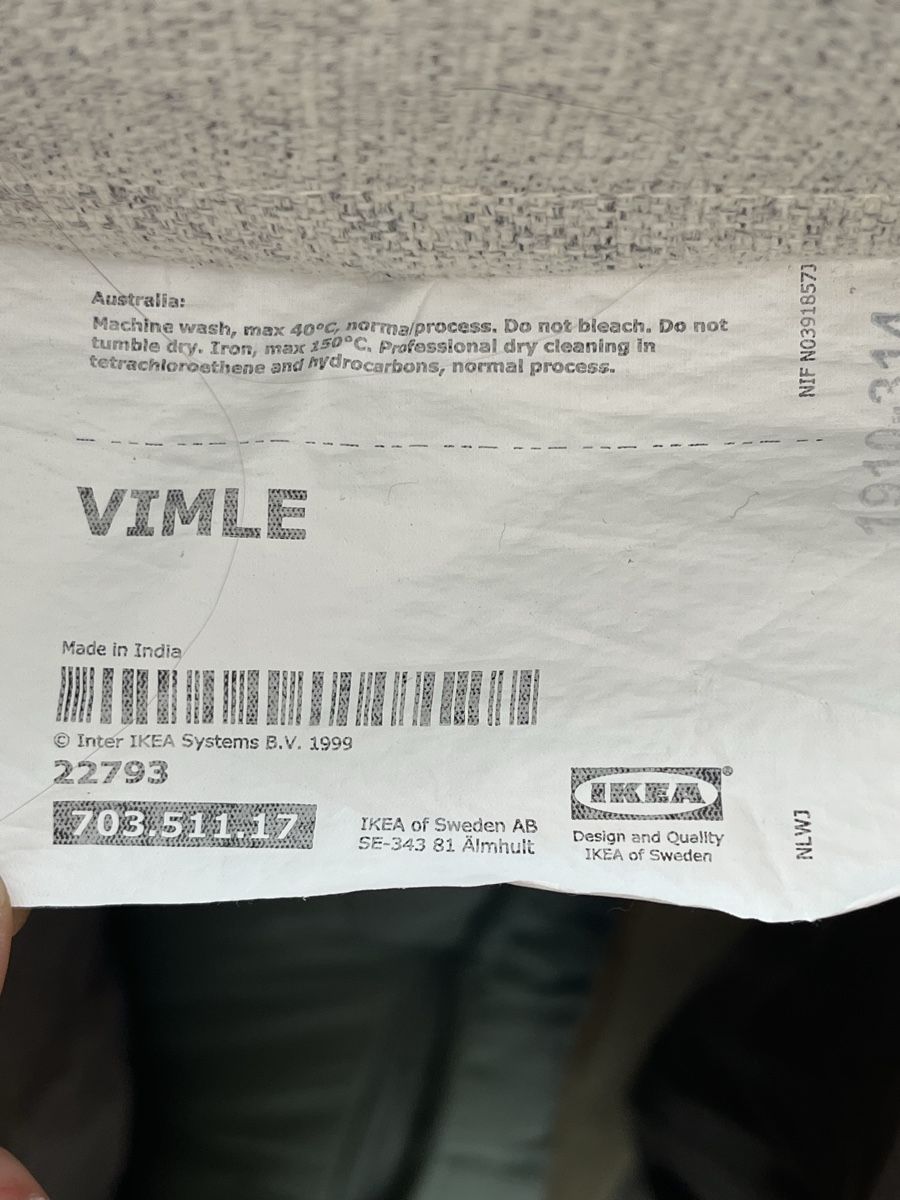 Ikea Divani: IKEA VIMLE Ecksofa mit Schlaffunktion und Bettkasten – Usato da Zürich venduto da rug_562c 2