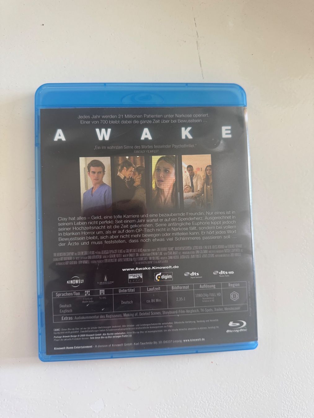 Tutti i DVDs: AWAKE. (BLU-RAY) MIT JESSICA ALBA – Usato da Basel venduto da san_2qlq 1