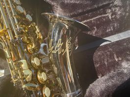 L.A. Sax Tenorsaxophon Black Nickel/Gold + Case
