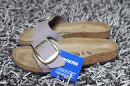 Birkenstock, Madrid Big Buckle, 38, Leder, faded purple, NEU