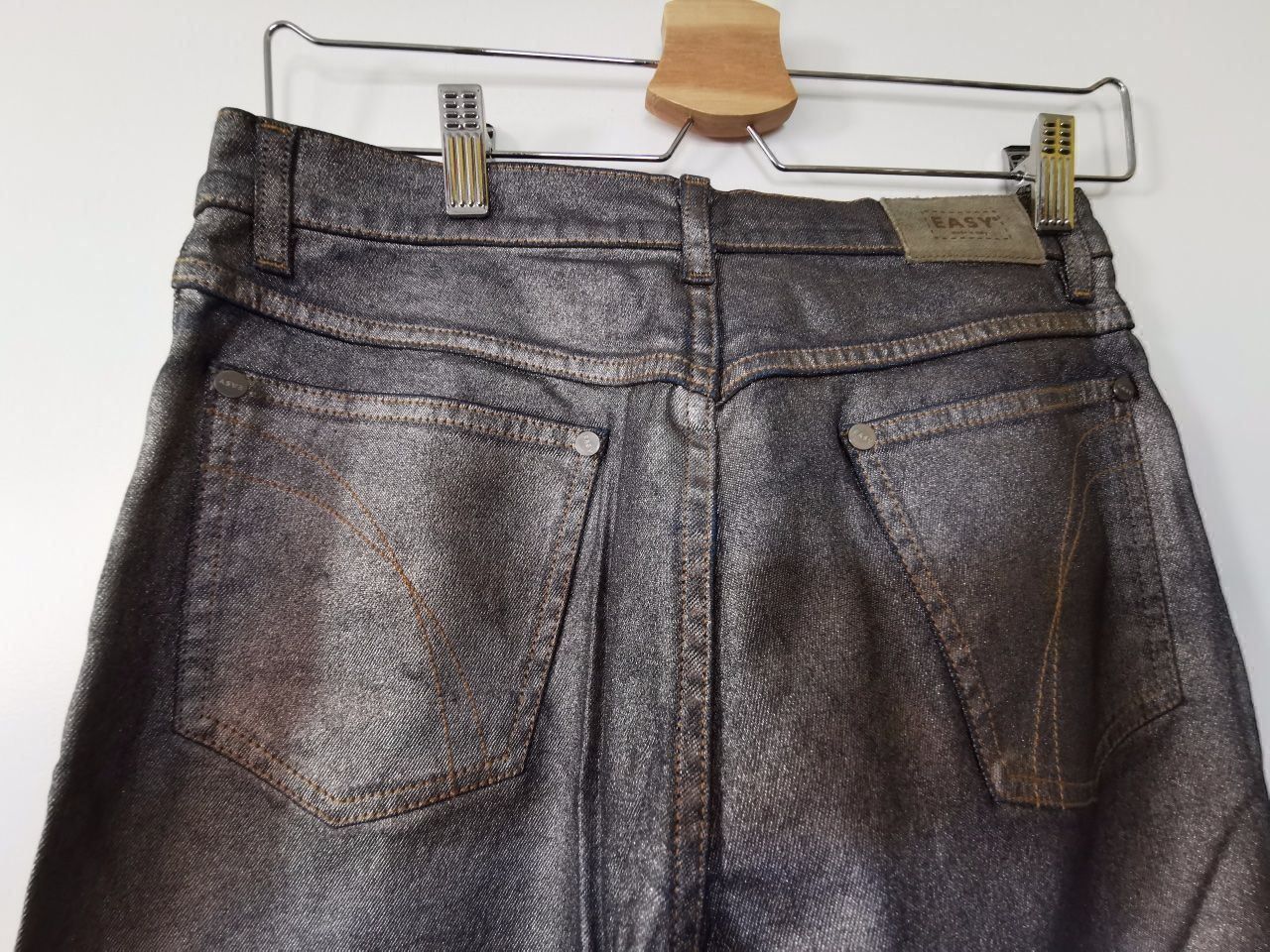 Jeans: Damen Jeans Hose silber Gr. 32 – Nuovo (secondo la descrizione) da Sirnach venduto da windrad65 3