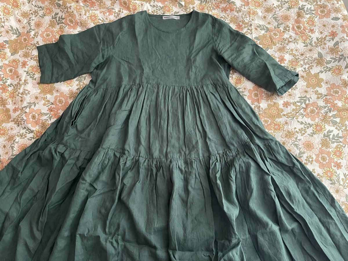 Vestiti: Simpson Handmade Leinenkleid Gr.XXL – Nuovo (secondo la descrizione) da Stallikon venduto da BaumArt 7