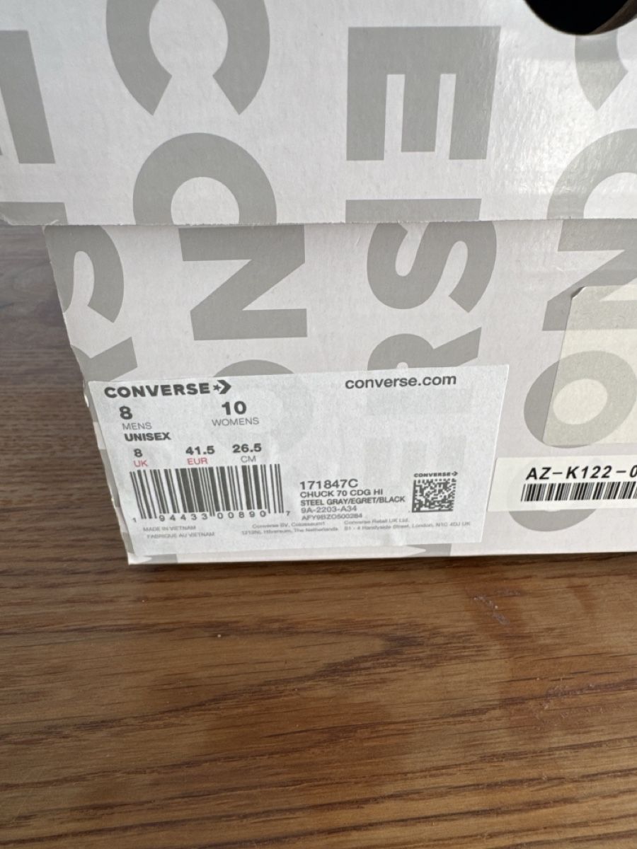 Comme Des Garcons Scarpe da uomo: Converse x Comme des Garcons – Usato da Lyss venduto da Maurer.M 3