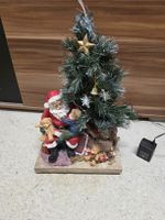 Weihnachtsdeko Tannenbaum mit LED und Santa Figur 🎅🎄🎁