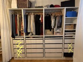 PAX KLEIDERSCHRANK, 250 x 201 x 58 cm, weiss
