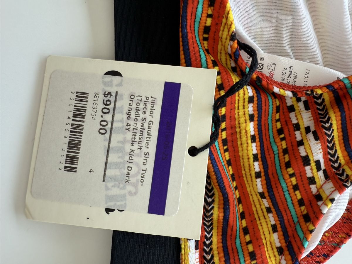 Jean Paul Gaultier Costumi da bagno & Bikini: New Jean Paul Gaultier bikini set 4 years – Nuovo e nell'imballaggio originale da Lausanne venduto da Nat_Sha 3