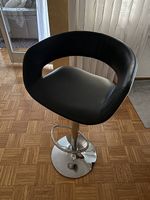 Barhocker schwarz/weiss 2er Set, Zustand gut