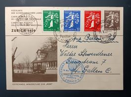 BALLONPOST / BILDPOSTKARTE 1939