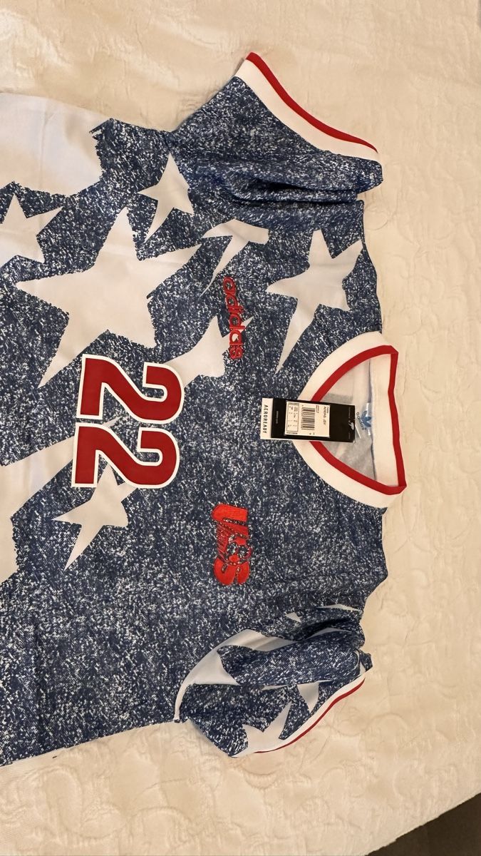 Canottiere & Pantaloni: Alexi Lalas 22 - USA Jersey 1994 – Nuovo (secondo la descrizione) da Oberrieden venduto da jon_5cl2 3