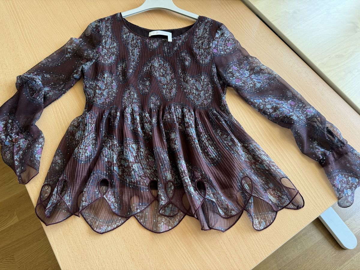 Chloé Camicette: See by Chloé, Blouse à Fleurs Bohème, Taille 36 – Nuovo (secondo la descrizione) da Morges venduto da sandy069 1