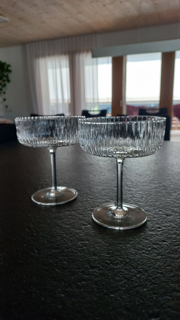 Nespresso Verres: 2 Champagnergläser 10.5cm, Nespresso Collection – D'occasion à Luthern par JanK_ 1