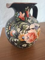 Schöne Vintage Keramik-Krug mit Blumenmuster!