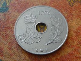 DANEMARK  25  Ore  1976