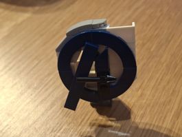 Lego Avengers Logo Modell aus Bausteinen 