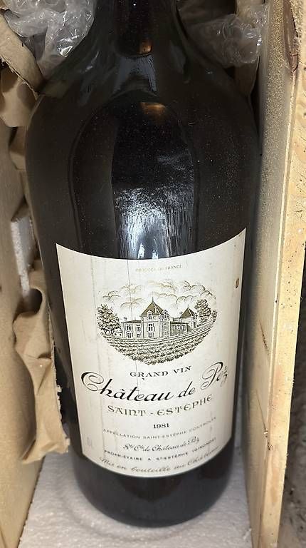 Vino: Vin château Loudenne 1982 3 litres  – Usato da Cugy VD venduto da lebondeal 2