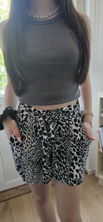 Wild Summer Shorts Women's Size m Zebra/Leopard Print 