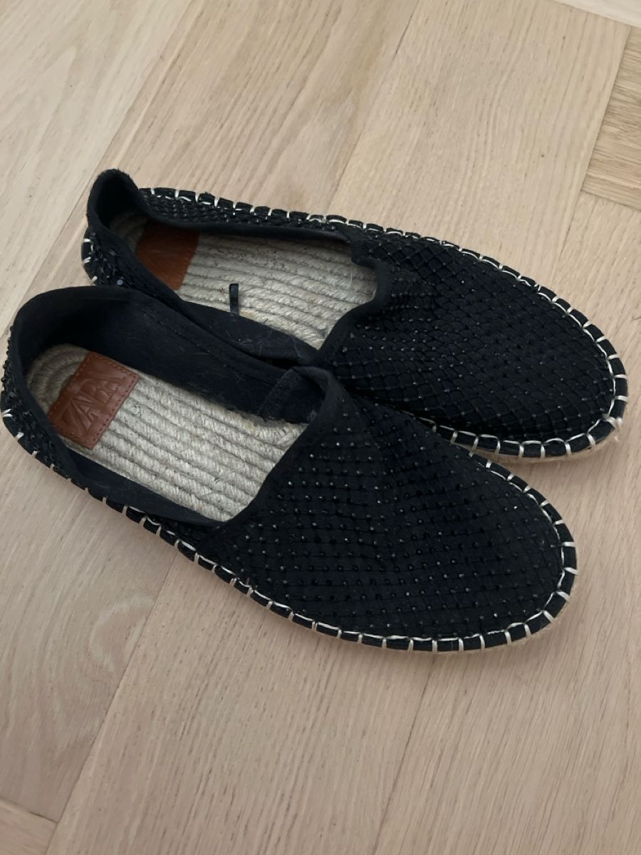 Zara Damenschuhe: Glitzernde Espadrilles, 40 – Gebraucht aus Zürich von prima.01 1