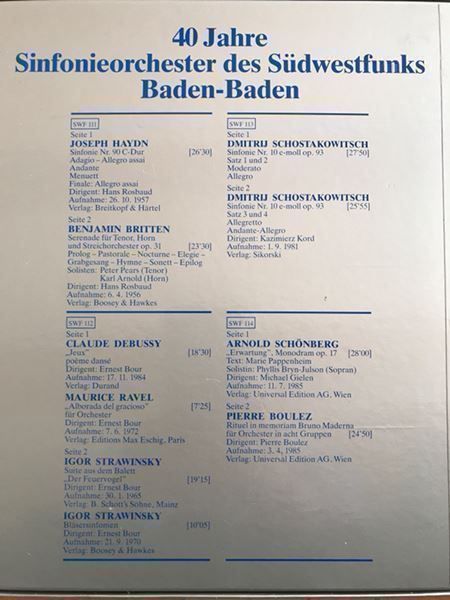 Schallplatten: 10Vinyl Goethe Faust & Sinfonieorchester – Neu (gemäss Beschreibung) aus Wengen von rotstock1696 1