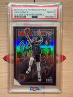 2019 Hoops Premium Stock - Luka Doncic - GOTW Purple PSA 10
