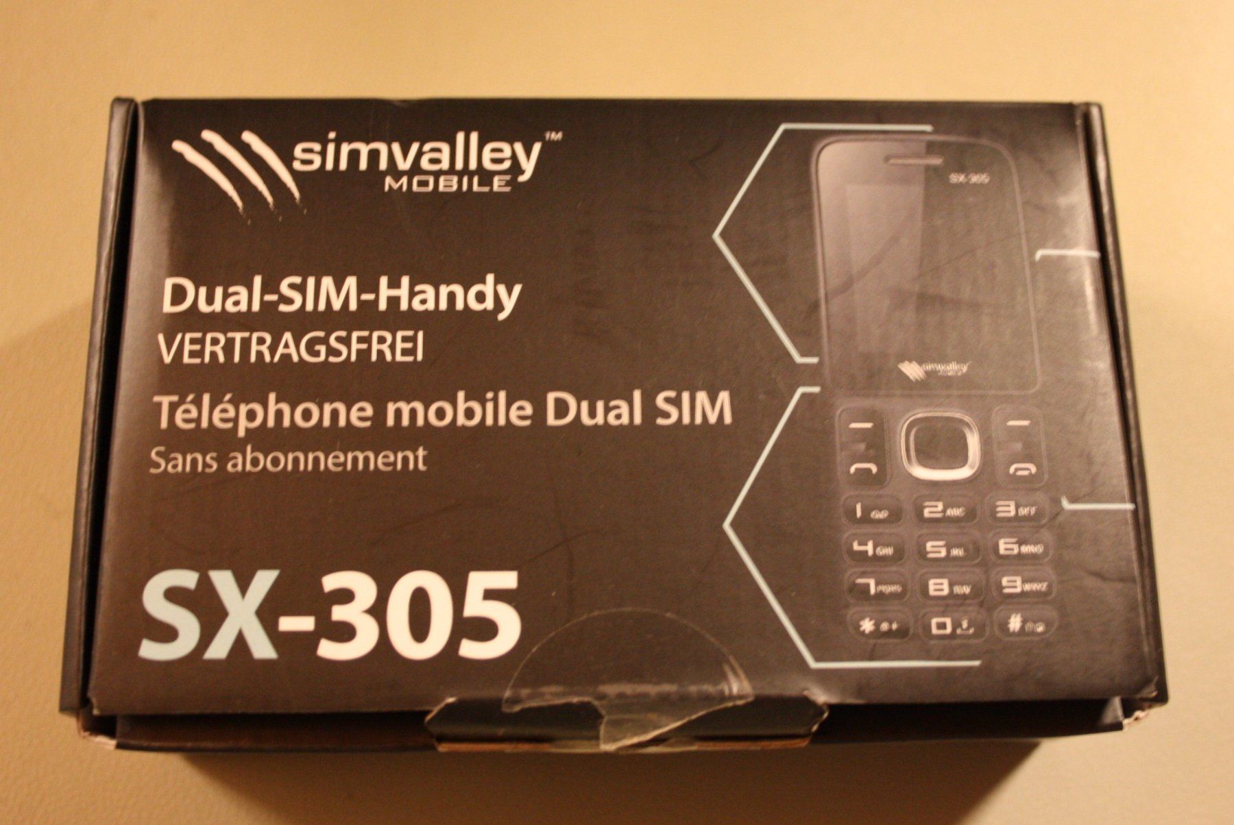 Telefoni cellulari / Smartphones: SIMVALLEY Dual-Sim schwarz – Usato da Flüelen venduto da Alt-und-Neu