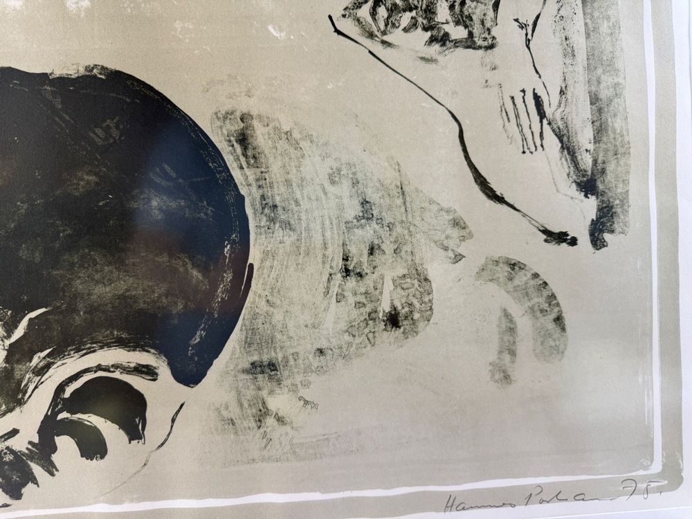 Hannes Portmann (1927 - 2007) Grosse Lithographie Hsigniert 5