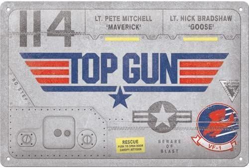 Schilder: Blechschild 3D-TOP GUN-AIRCRAFT – Neu und originalverpackt aus Rupperswil von big-one-sale
