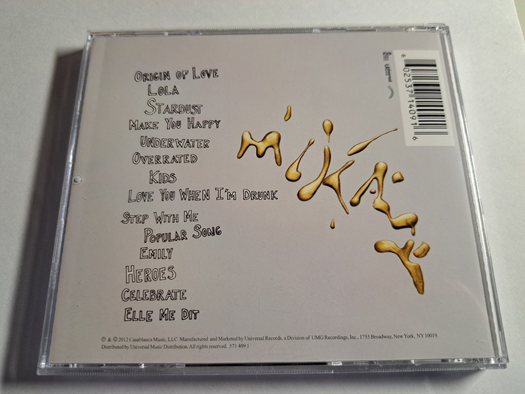 CDs: MIKA - The Origin Of Love – Gebraucht aus Wichtrach von LuckyLuke69 1