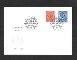 FDC Serie 410 - 411 Europamarken ET Bern 14.9.1964