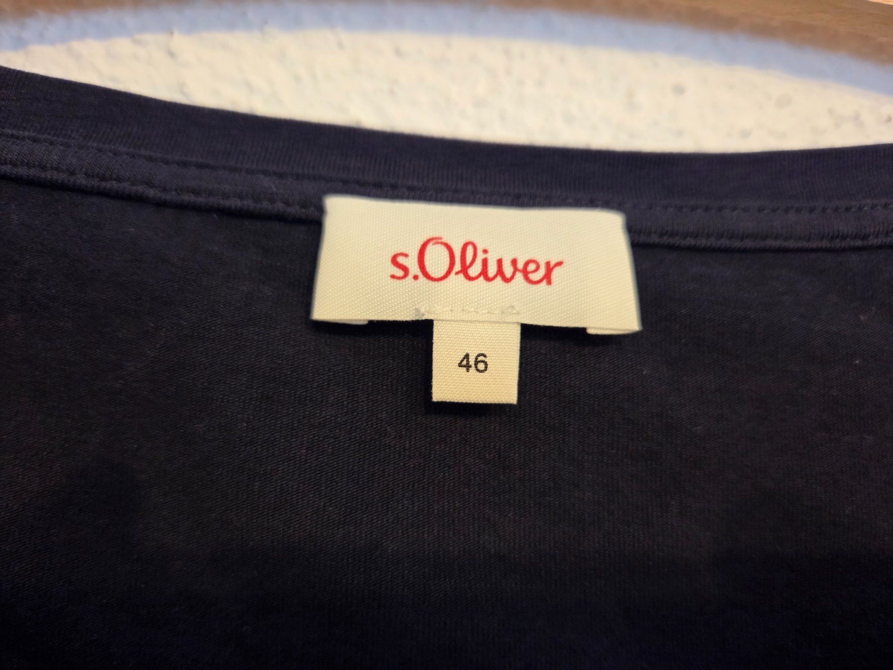 S.Oliver T-shirt: S.Oliver Shirt, Gr. 46, Dunkelblau – Usato da Oftringen venduto da Black_Nymeria 1