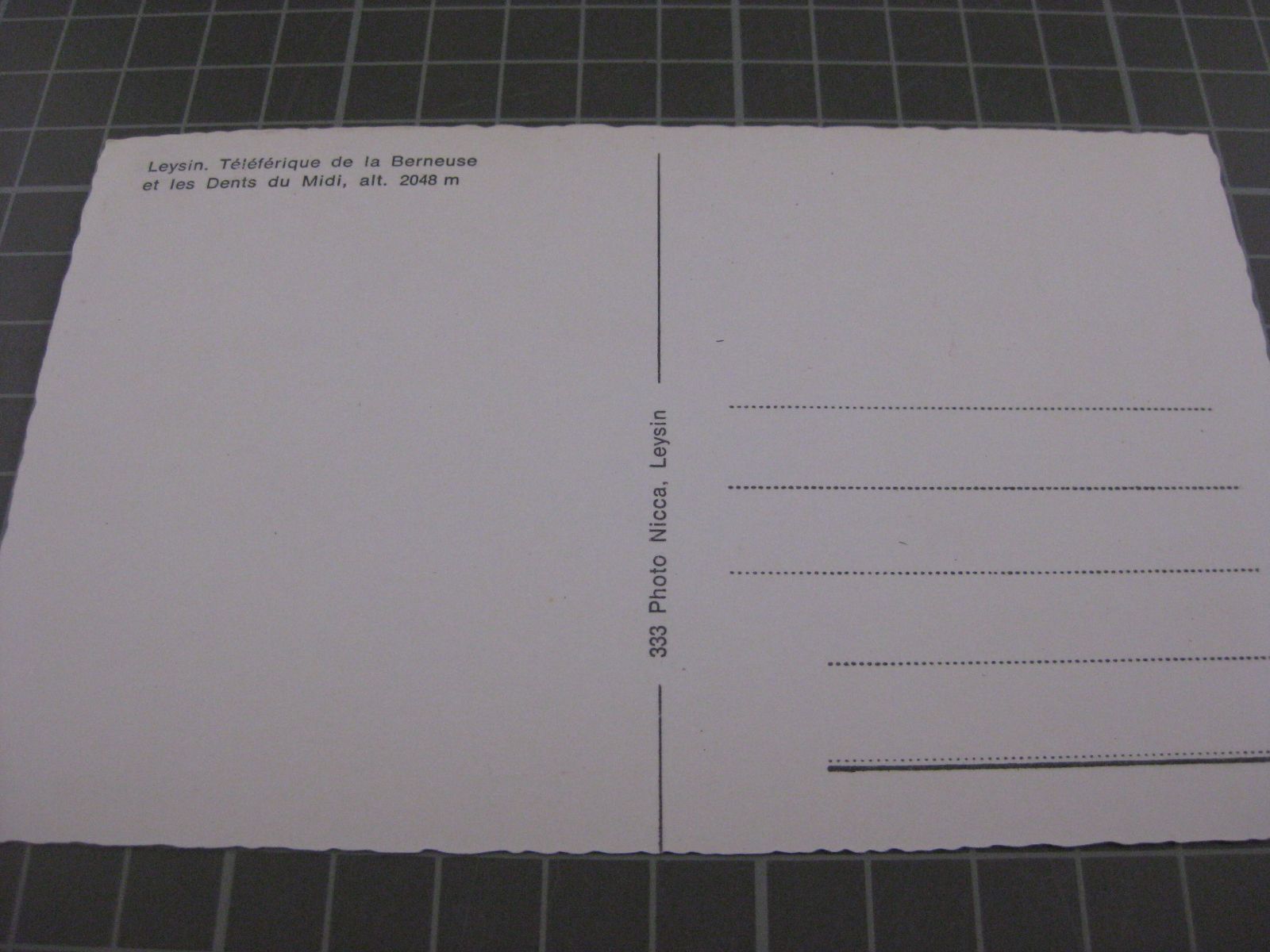 Cartoline postali: AK Leysin Berneuse mit Bahn – Usato da Malters venduto da Marosko 1