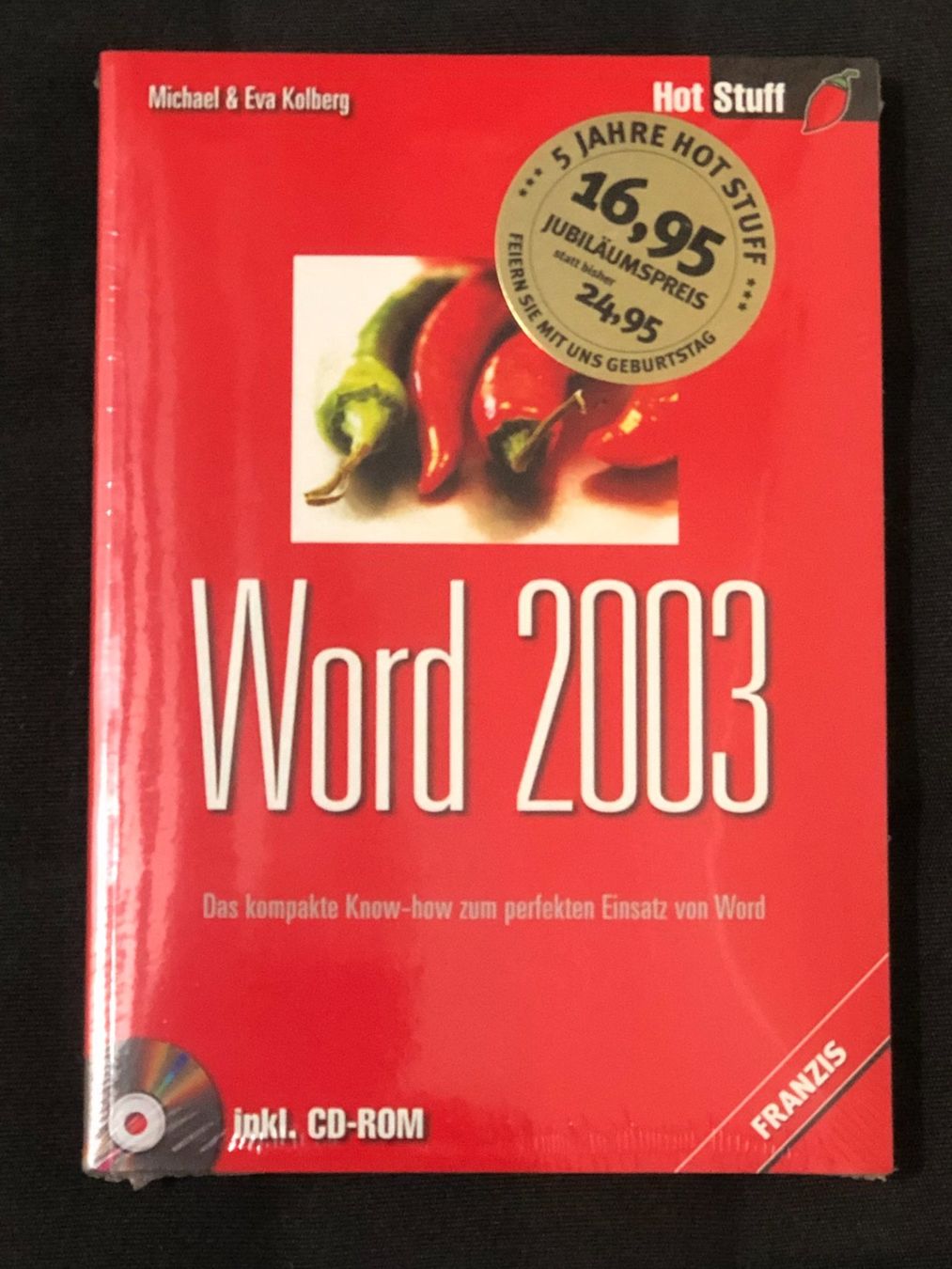 Libri: Word 2003 - Franzis Hot Stuff + CD originalverpackt – Nuovo e nell'imballaggio originale da Niederhasli venduto da thozam