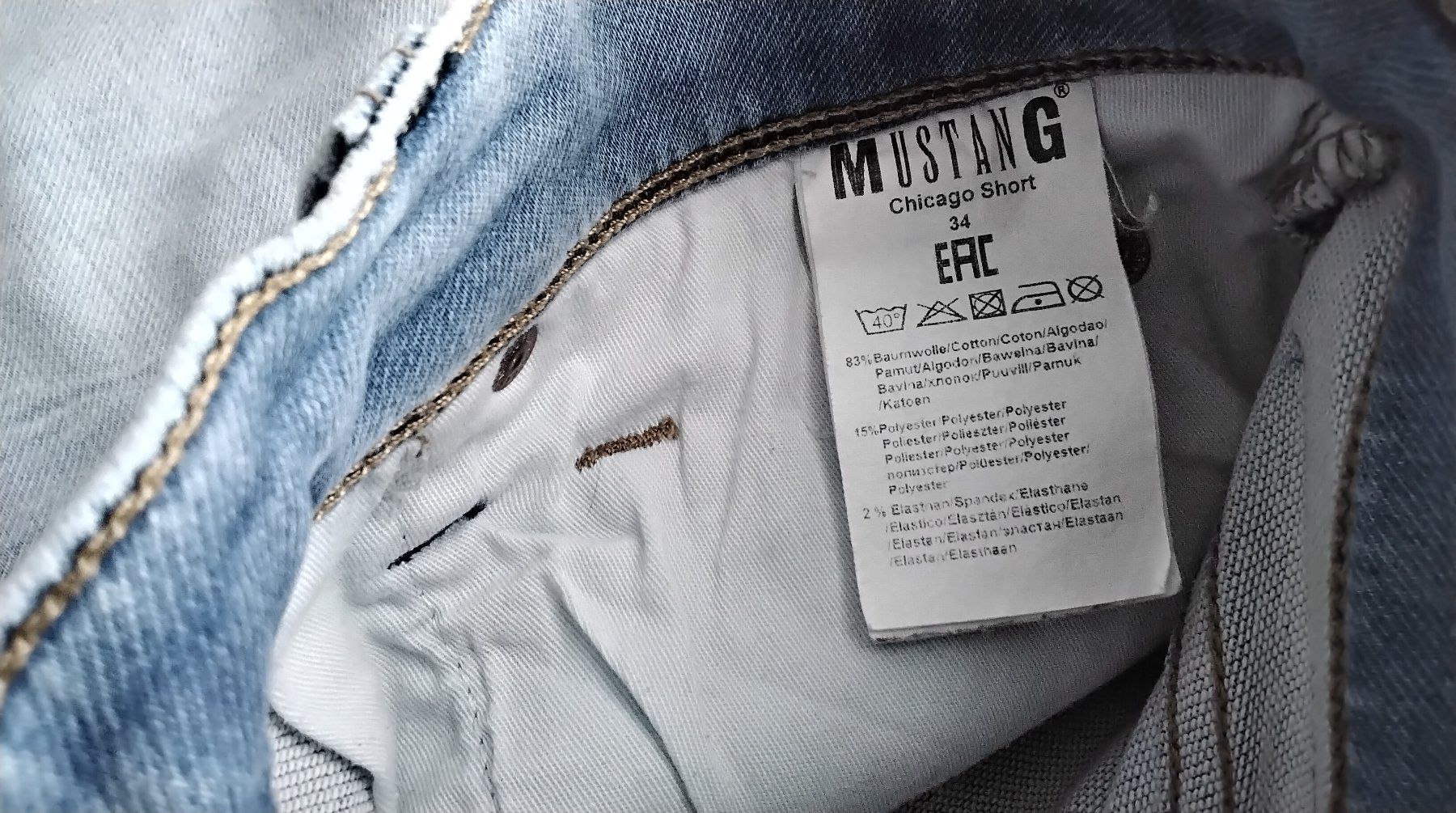 Jeans: MUSTANG  SHORTS GR. 34 – Usato da Steinhausen venduto da pinu09 2
