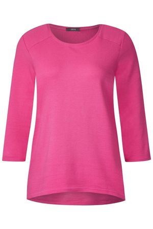 CECIL Struktur Pullover Sweatshirt Shirt 3/4 Arm Nila XXL