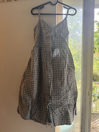 100% Baumwolle Karokleid