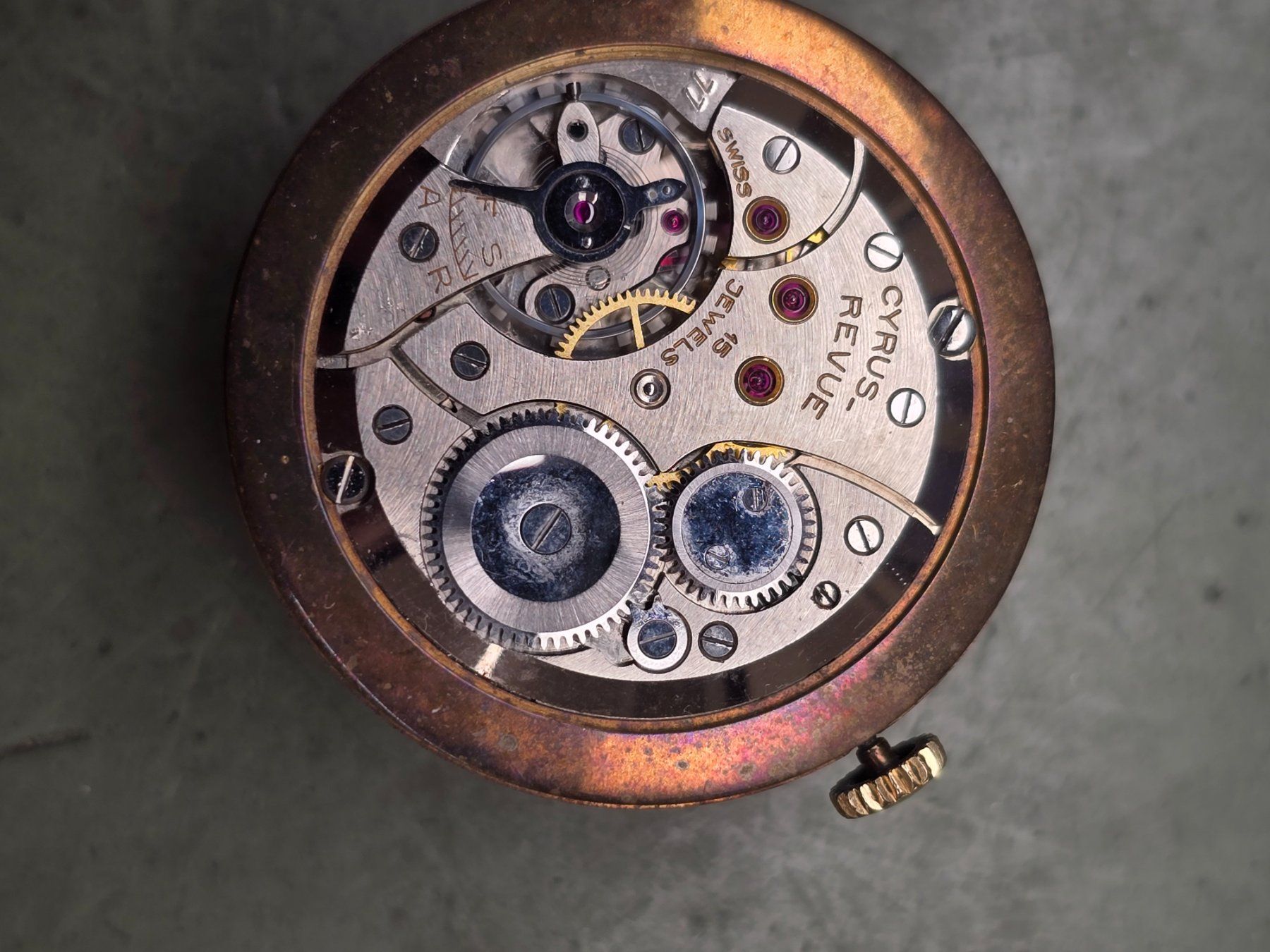 Orologi: Mouvement Revus 77 Cyrus – Usato da Tramelan venduto da Nirdan 4