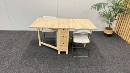 IKEA Tisch inkl. 2 Klappstühle