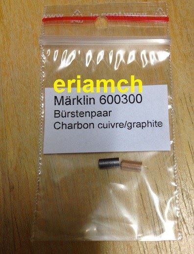 Märklin Modellini di ferrovie: Marklin 600300 Bürstenpaar / charbon – Nuovo e nell'imballaggio originale da Hauterive NE venduto da eriamch