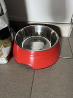 Futternapf rot, Metall Hundenapf wie neu,guter Zustan