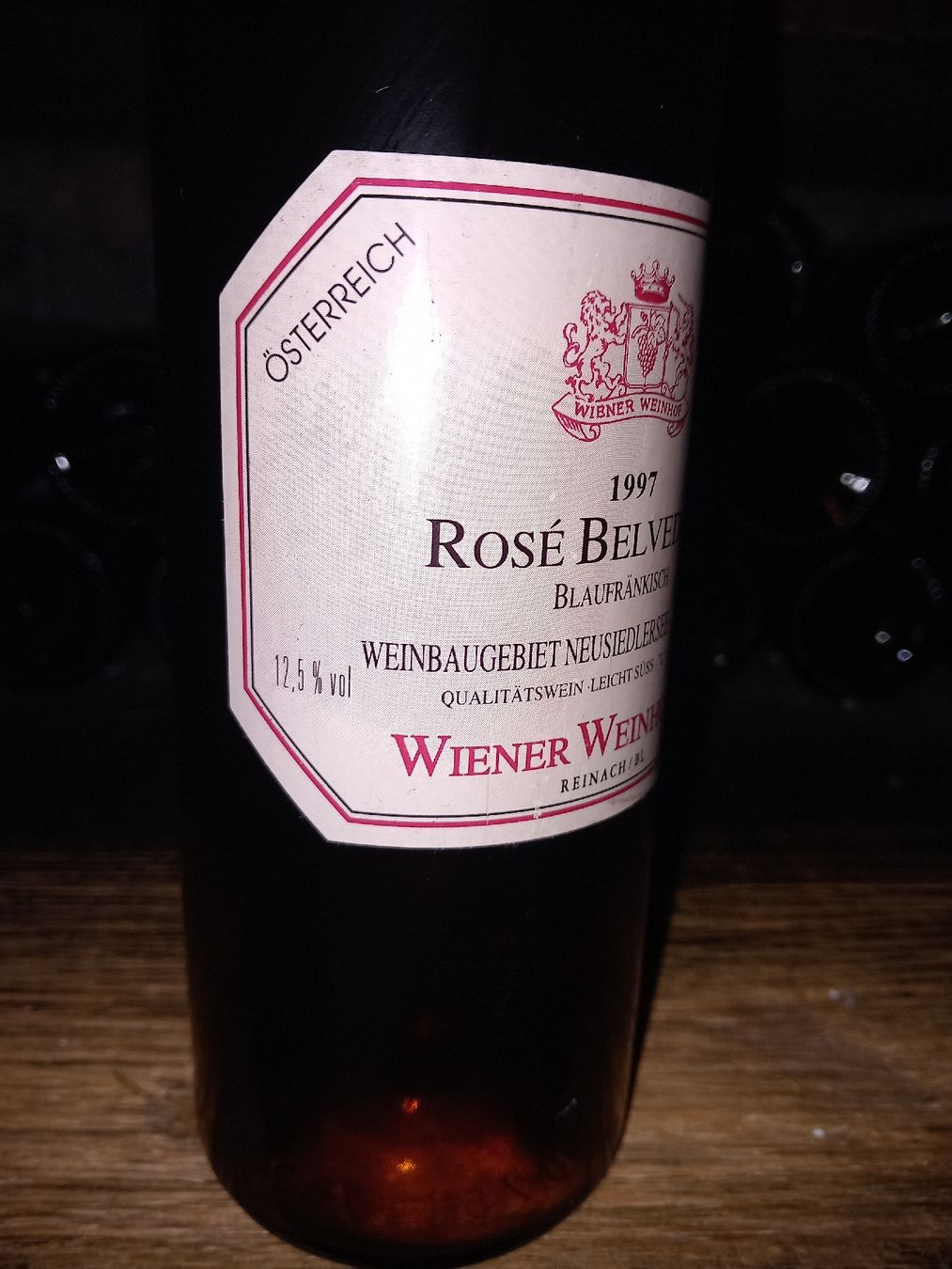 Vino: Rosé belvedere Blaufrankisch 1997 – Nuovo e nell'imballaggio originale da Le locle venduto da juliensaran 2