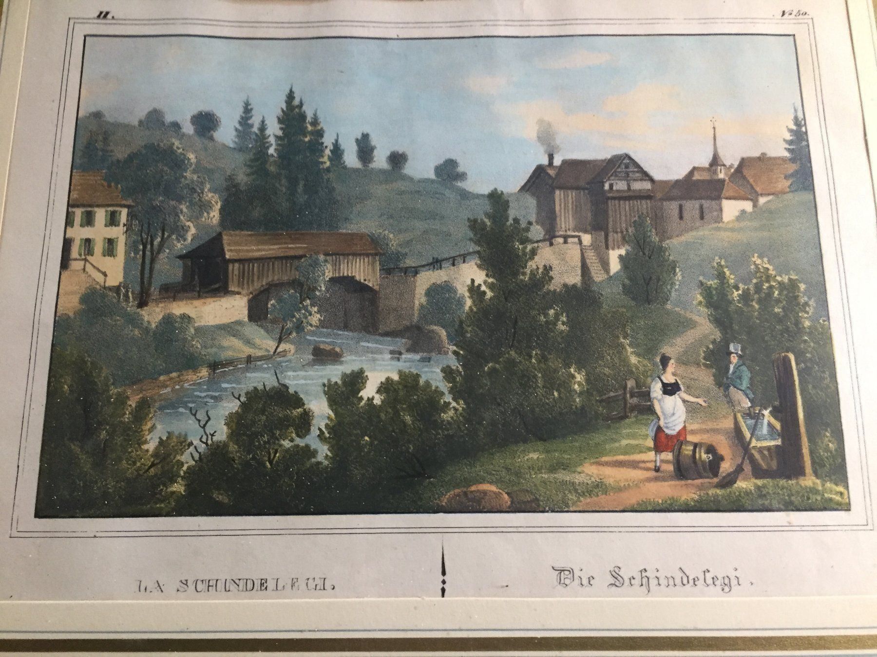 Grafica & Litografie: Schindellegi Litho von Weibel Contes – Usato da Trachslau venduto da bastet06 1