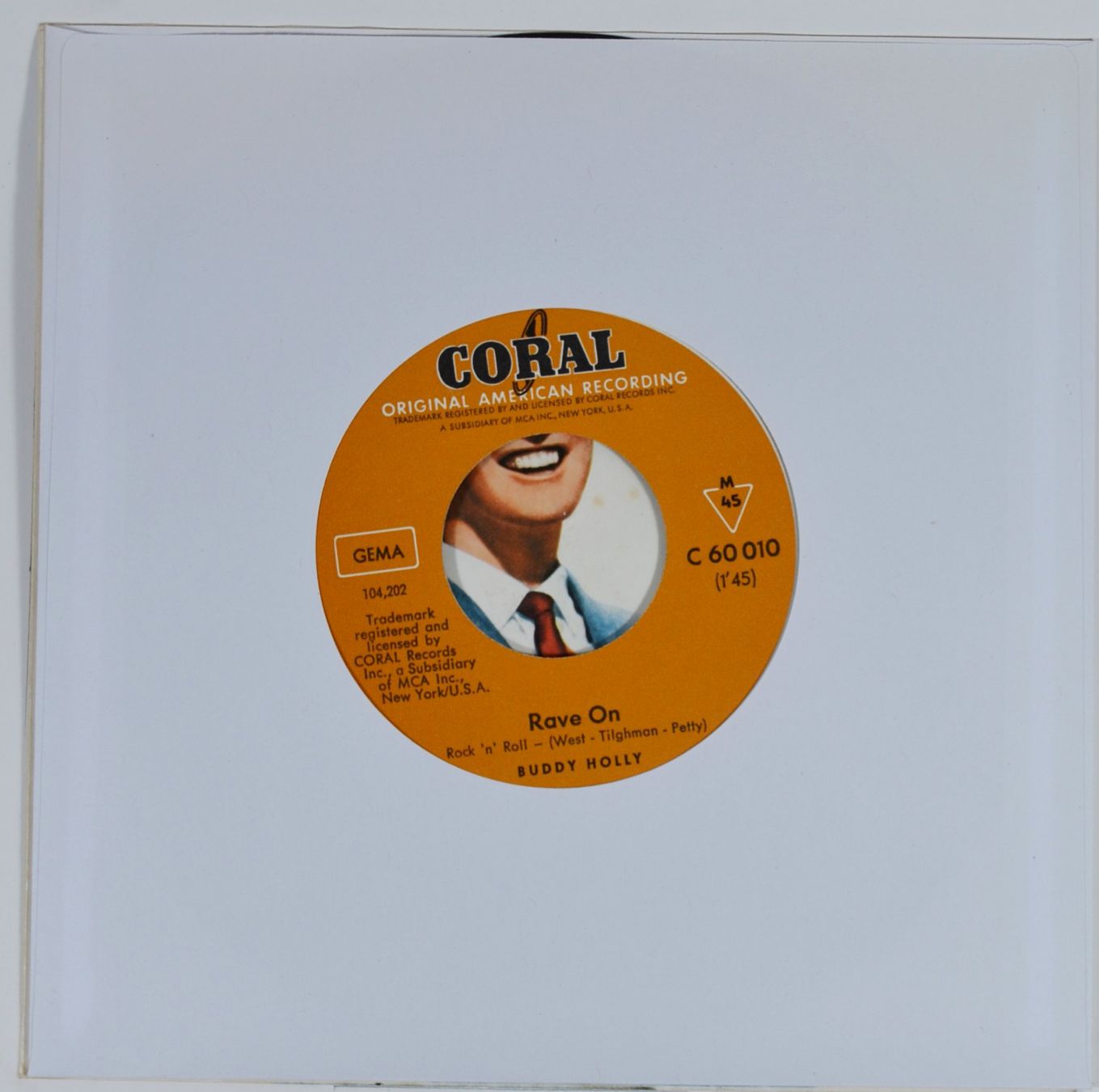 Dischi in vinile: Single: BUDDY HOLLY - Rave On / Peggy Sue – Nuovo (secondo la descrizione) da Frenkendorf venduto da Yard-Sale-2000 2