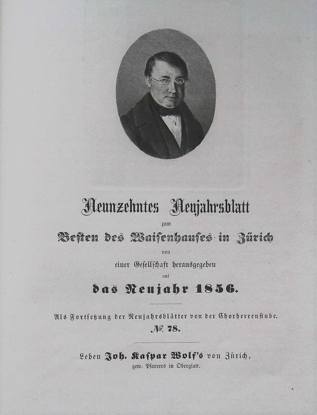 Incisioni: Oberglatt Aquatinta  Neujahrsblatt 1856 – Usato da Rafz venduto da Helvet32 1