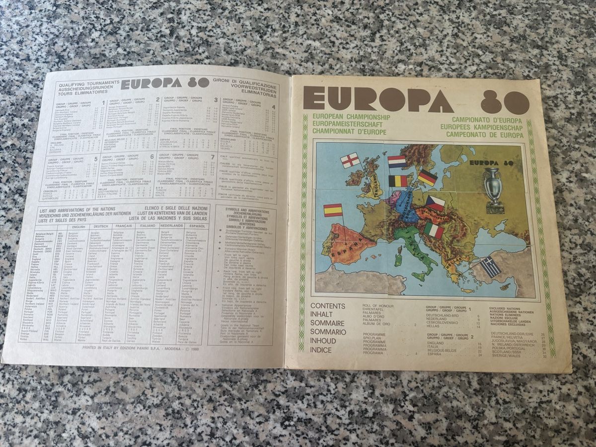 Panini Album: Panini EM 1980 – Usato da Wangen b. Dübendorf venduto da Antiz1210 2