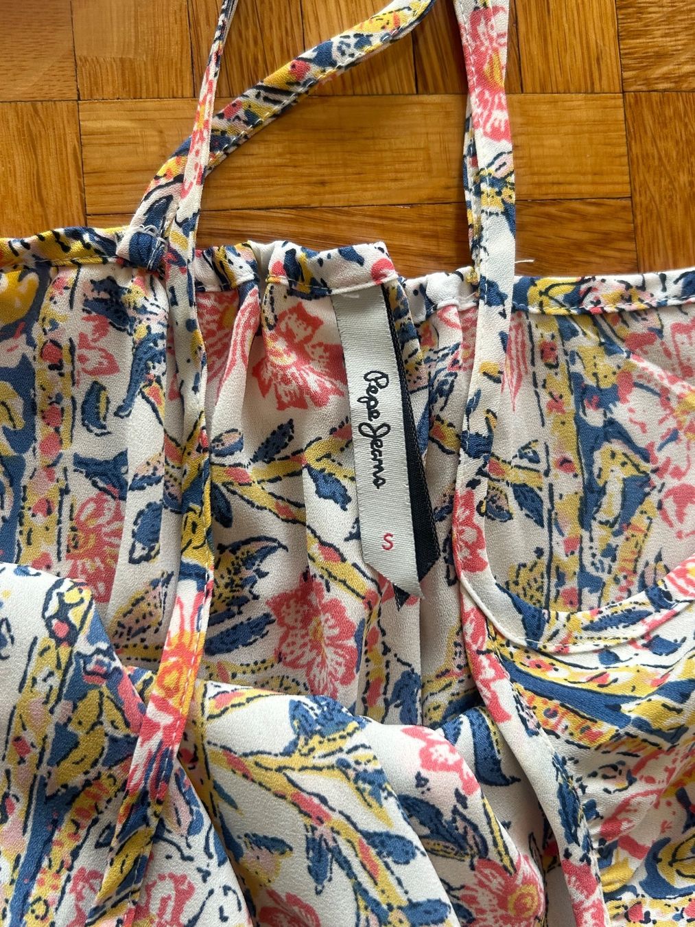 Pepe Jeans Kleider: Pepe Jeans Ronette Printed Maxi Kleid Gr. S – Gebraucht aus Genève von sunandwind 3
