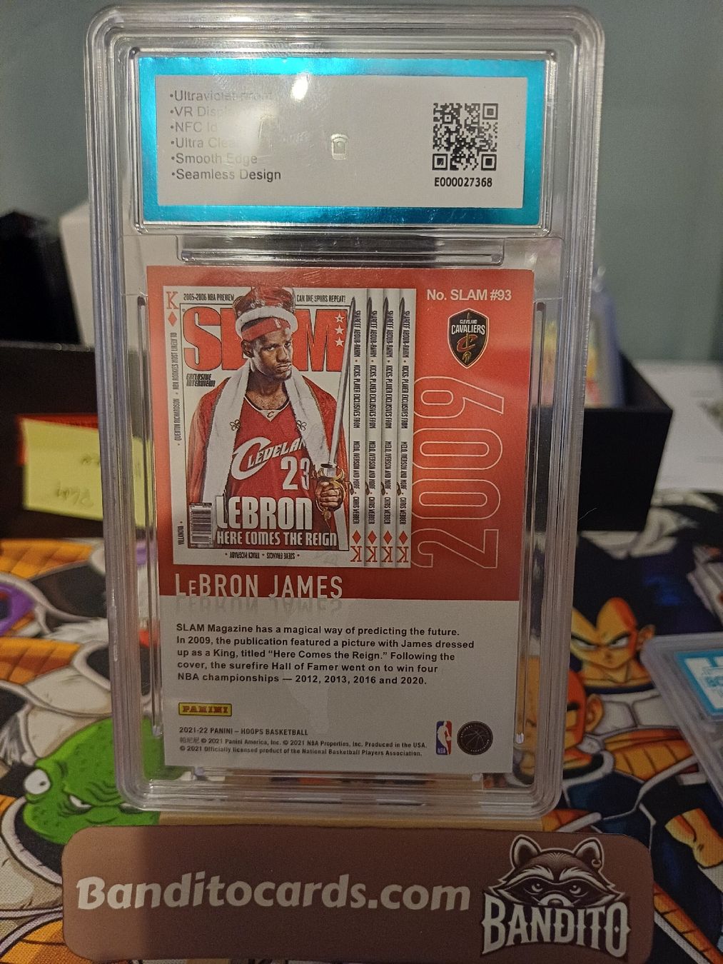 Nba Carte collezionabili: 2021 Panini NBA Hoops Slam LeBron James 8.5 graded – Usato da Liebefeld venduto da Banditocards 1