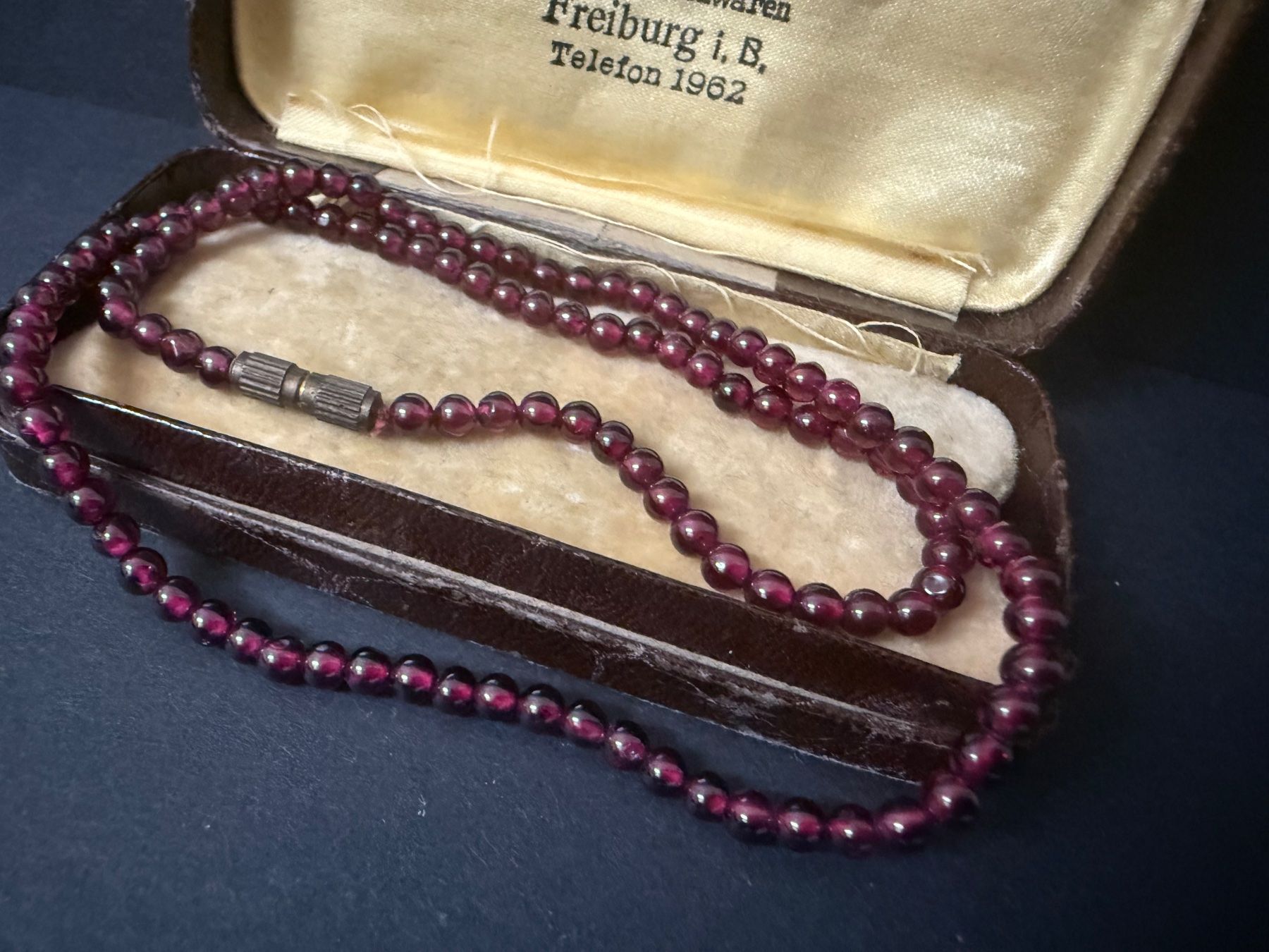 Colliers: Vintage Granat Kette – D'occasion à Spiegel b. Bern par Rogger72